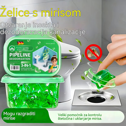 3 krabičky (150 kapslí) za pouhý 590 lei – 🔥🎉 Bio enzymatické kapsle pro odstranění zápachu z kanalizace.