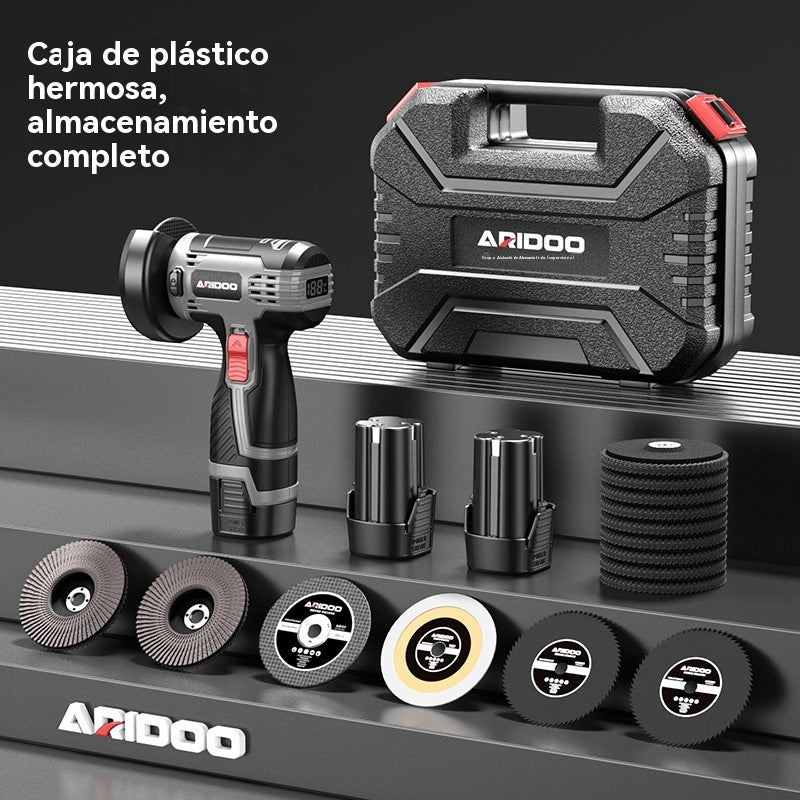 【Oferta por tiempo limitado】Mini amoladora angular de 12 V con disco de corte
