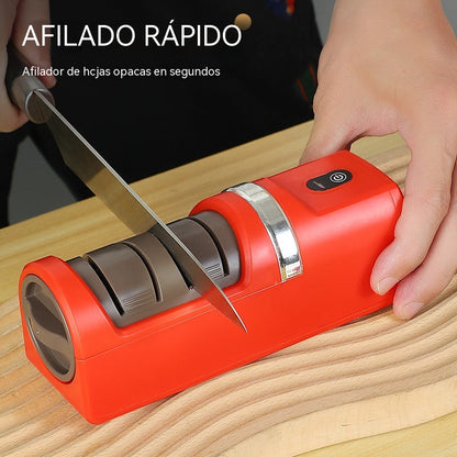 ⏳ ¡40% de descuento! 🔪 Afilador de cuchillos eléctrico inalámbrico multifuncional, recargable