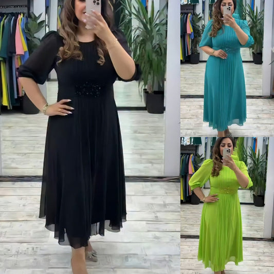 💥👗【S-5XL】Nové módní šaty, klasický střih, elegantní a jednoduché