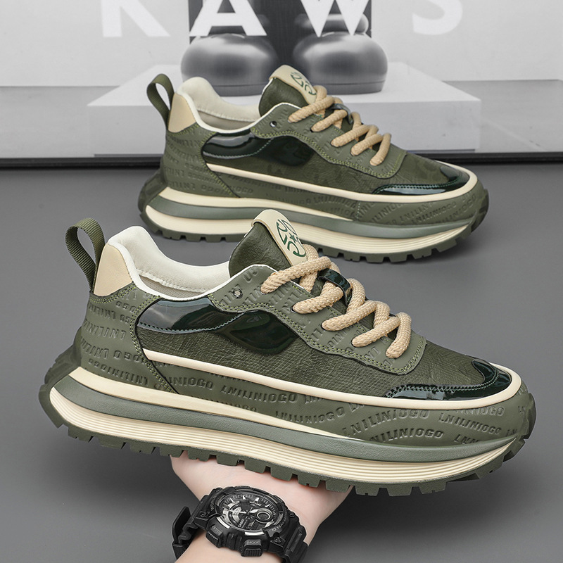 【39-44】Pánská volnočasová obuv, módní, pohodlná, zvětšující výšku, léto 2025