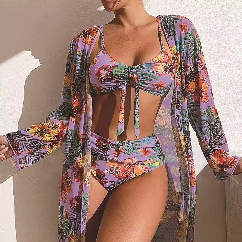 👙☀️【S-2XL】【Σετ τριών τεμαχίων】Νέο σετ μαγιό τριών τεμαχίων του 2026, περιλαμβάνει κάλυμμα