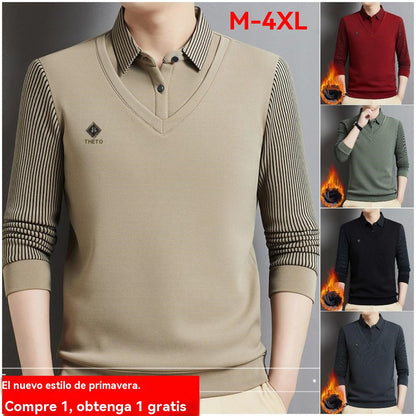 🔥(M-4XL) Top térmico todo en uno de dos piezas de cachemir premium para hombre