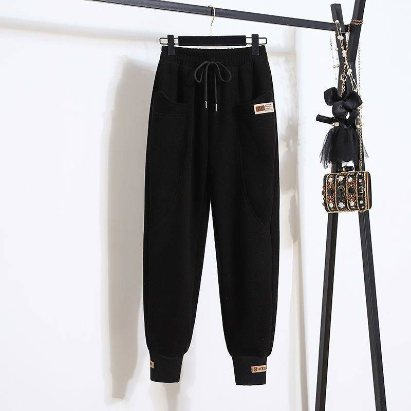 🔥✅【50-100 kg】 Tiszta pamut csíkos nadrág rugalmas derékkel, nem elmosódó és csiszoláshozálló-4182661