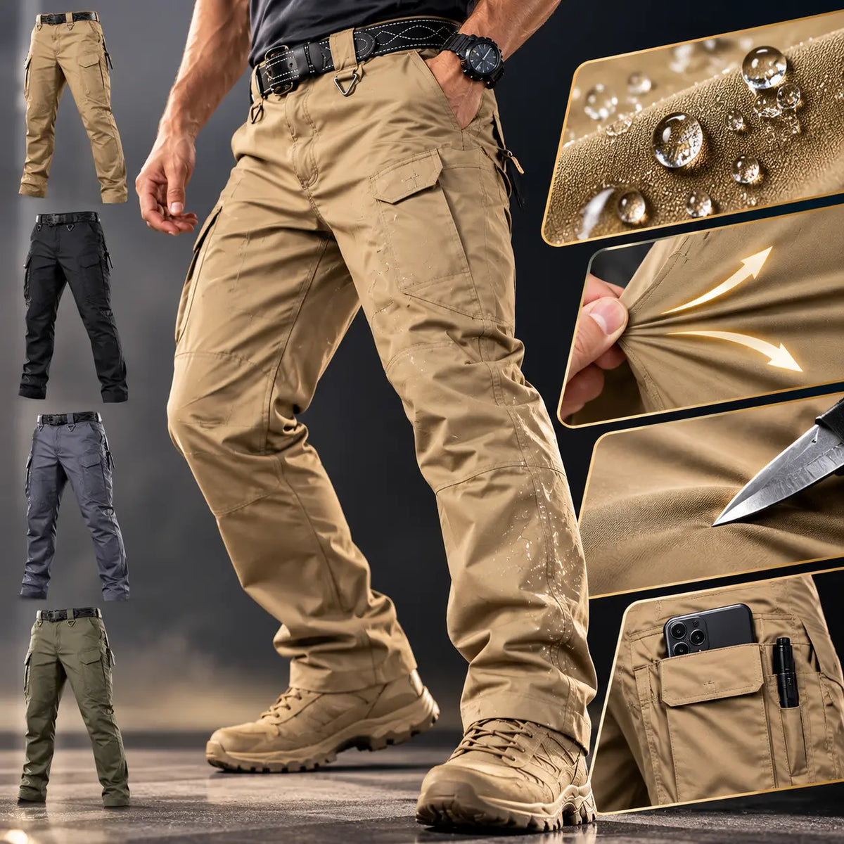Αδιάβροχα Παντελόνια Tactical — Χειμερινές Εκπτώσεις 50%