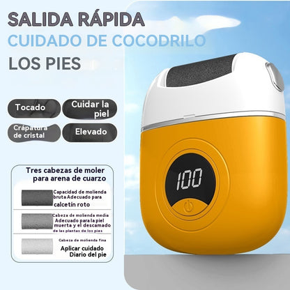 🦶🛁✨🔥Nuevos rodillos eléctricos para pies, elimina la piel muerta de los talones, rodillos eléctricos para pies, adecuados para el cuidado de los pies