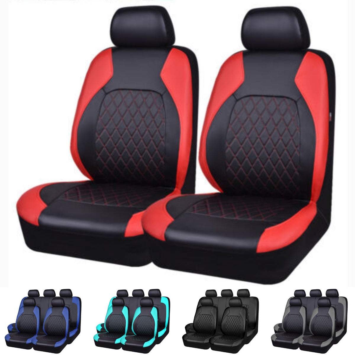 💥🚗✅ Sada univerzálních potahů na auto z měkké kůže