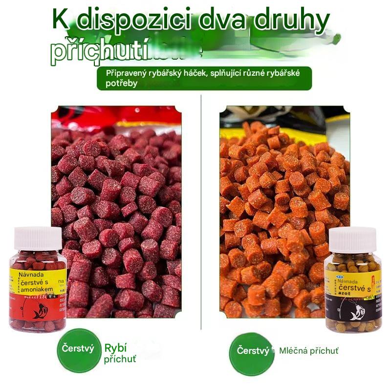 🎣【Rybolov za pár sekund】【5lahvi】Čerstvé granule návnady z živočišných bílkovin
