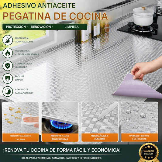 🔥🎉【Pegatinas de cocina✨】Pegatinas de pared resistentes al aceite, al agua, al fuego y a las altas temperaturas.
