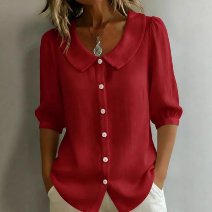 🌸【S-3XL】Dámský jarní kardigan s krátkým rukávem a knoflíky -- Možnost platby na dobírku✅