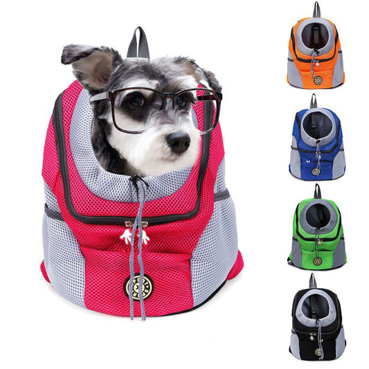 【S-L】🎒 Mochila portátil para maskotas – transpirable, comoda y segura para viajar con tu perro o gato 🐾✨
