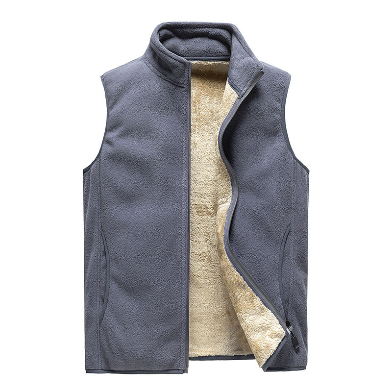 [M-8XL] Nová podzimní a zimní pánská vesta velká velikost Cashmere teplá vesta velká velikost-3814059