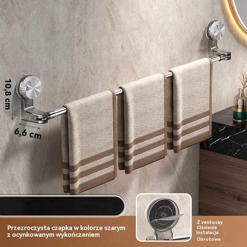 🎁✨🚿Prosty design bez wiercenia — wysuwny uchwyt na ręczniki z próżniowym ssakiem - 4229374