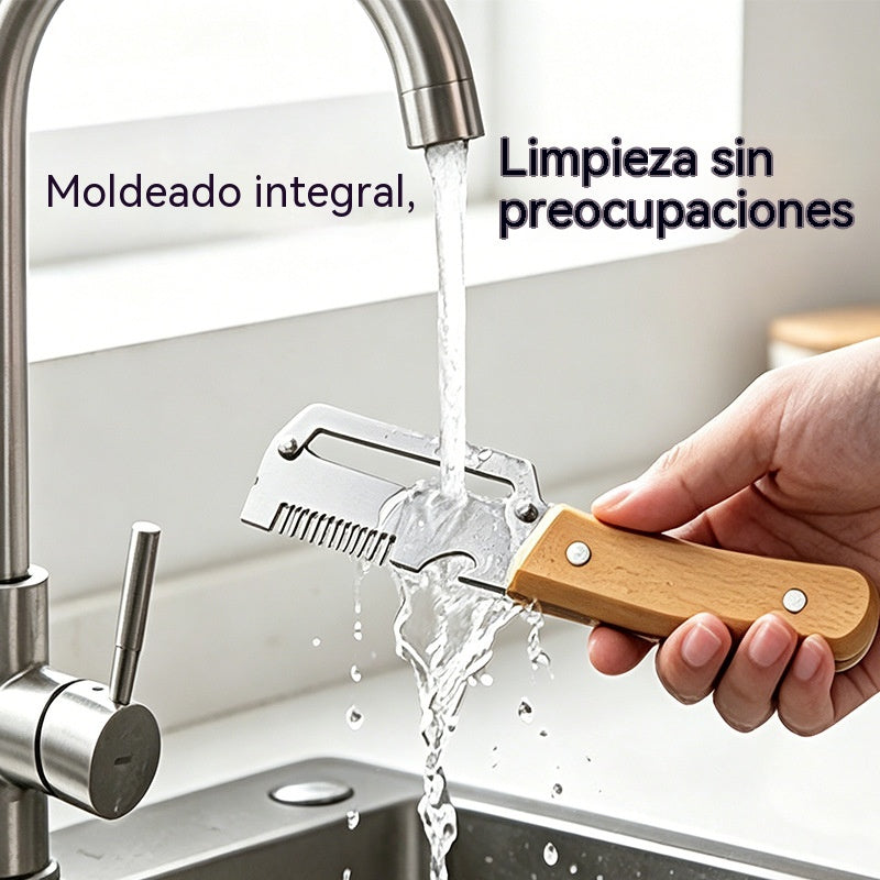 ✅Compra 1 y llévate 1 gratis (2 artículos) 🧅🔪 Pelador de cocina multifuncional 3 en 1: ¡Pela, corta y abre botellas! 🔥_4284356