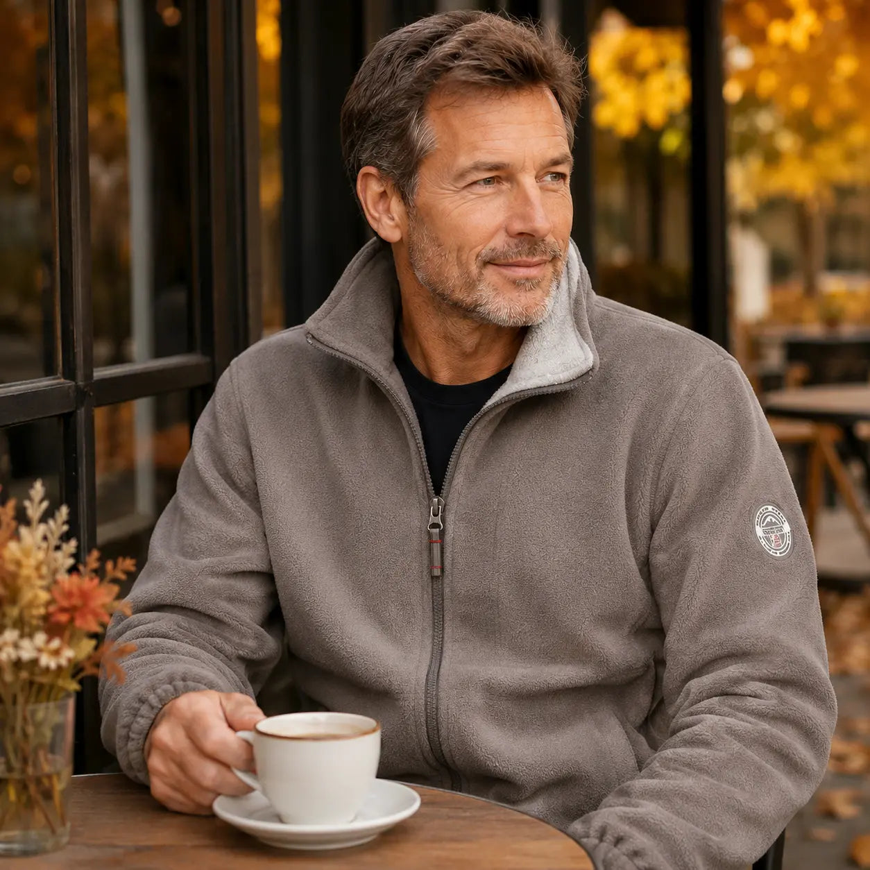 ❄️🧥【XS-3XL】Chaqueta de forro polar de terciopelo grueso para hombre, otoño e invierno, cálida, ligera, talla grande