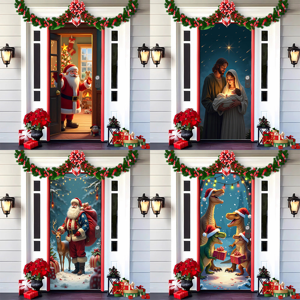 🎄Předčasný vánoční výprodej: Kupte jeden a druhý dostanete zdarma 🎅vánoční dekorace na dveře🎅