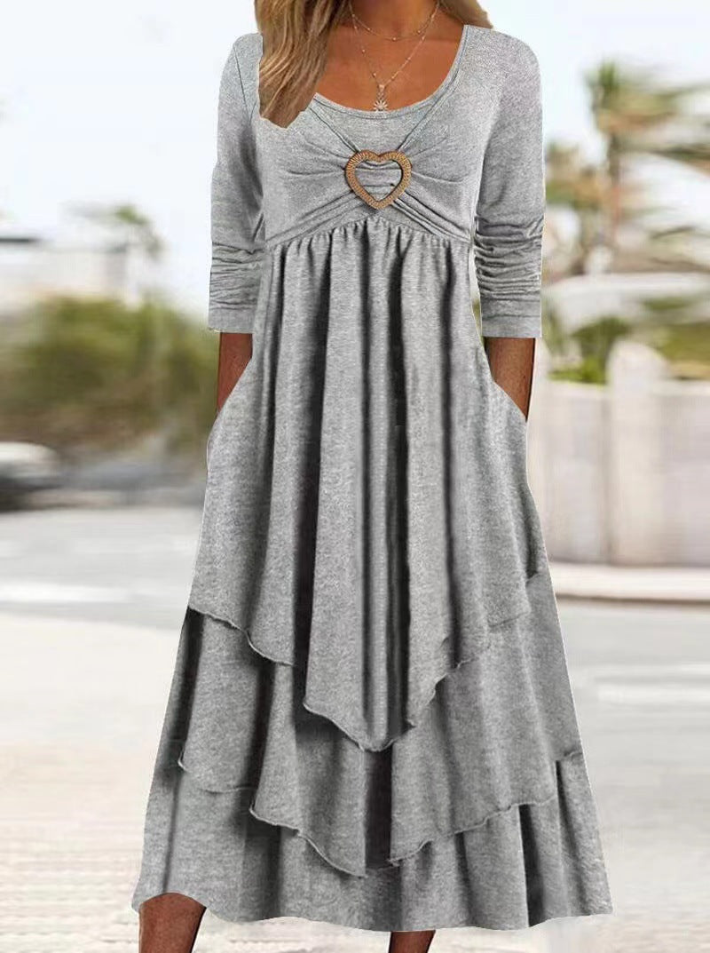 👗 Έκπτωση 50%🔥【40-100kg】2026 Νέο απλό φόρεμα από βαμβάκι και λινό, άνετο και αναπνέον ύφασμα ✅️Πληρωμή κατά την παράδοση ✅️2 είδη με έκπτωση 70%