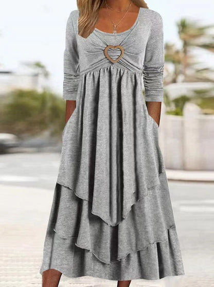 👗 Έκπτωση 50%🔥【40-100kg】2026 Νέο απλό φόρεμα από βαμβάκι και λινό, άνετο και αναπνέον ύφασμα ✅️Πληρωμή κατά την παράδοση ✅️2 είδη με έκπτωση 70%