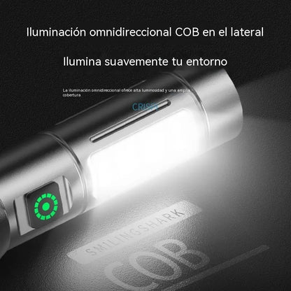 🔦 Linterna LED multifuncional con zoom