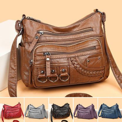 💥【50% zniżka na czas ograniczony】👜2026 nowa torba na ramię / crossbody z miękkiej skóry o dużej pojemności - 4200660