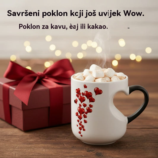 📢📢50% popusta!!! ⏰ Valentinovo keramička šalica u obliku srca koja mijenja boju💝✨- 4230020