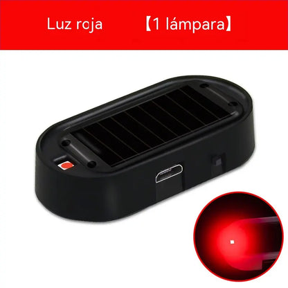 📢🚗 2 piezas 26 euro ⏰ Lámpara LED solar antirrobo con luz intermitente
