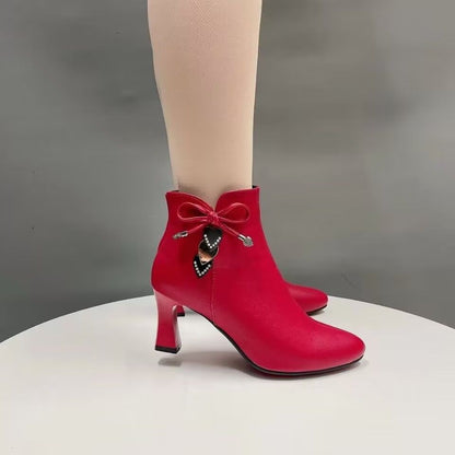 🔥【34-41】👢Botas suaves con cremallera lateral para mujer, otoño e invierno 2026