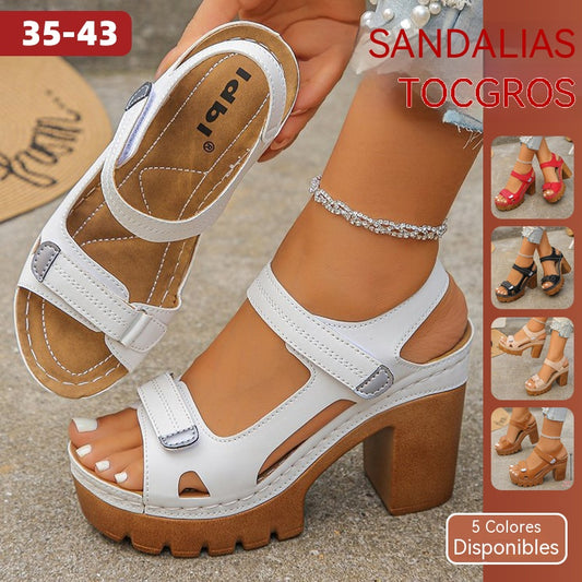 【35-43】🔥 Platform szandálok vastag sarkú cipőkkel: Extra magasság, stabilitás és stílus.