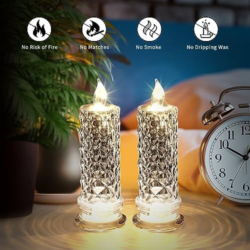 🎄Kupte 1, dostanete 2 zdarma! 🎅 Bezplamenné LED svíčky – bezpečné, odolné a plné sváteční nálady ✨🕯️