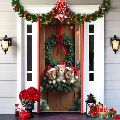 🎄Předčasný vánoční výprodej: Kupte jeden a druhý dostanete zdarma 🎅vánoční dekorace na dveře🎅