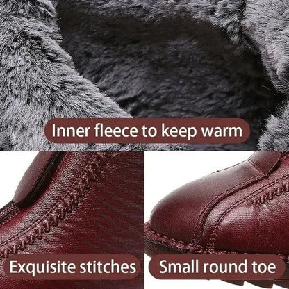 ✨【35-41】50% sleva na sezónní výprodej! Silné sněhule a bavlněné boty s fleecovou podšívkou pro maminky.