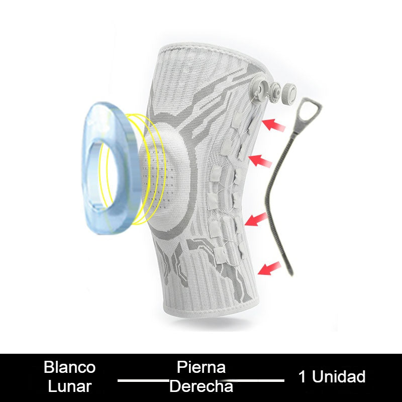 🦵🦵【S-2XL】 Rodillera de compresión deportiva con silicona y estabilizadores de muelle para absorción de impactos