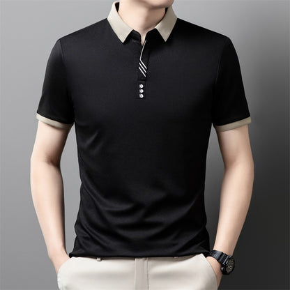 💝😍 Nová pánská polokošile s krátkým rukávem a prodyšnou klopou pro rok 2026