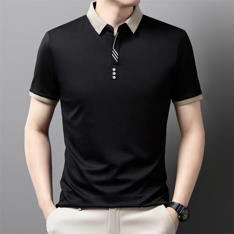 💝😍 Nová pánská polokošile s krátkým rukávem a prodyšnou klopou pro rok 2026