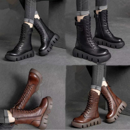 👞😍【Časově omezený výprodej】🔥【35-40】Vysoce kvalitní boty, ručně vyrobené z měkké kůže