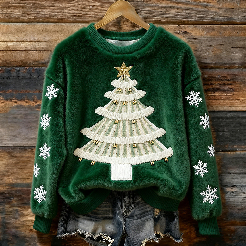 🔥【S-5XL】⛄✨Nový módní flanelový vánoční svetr, vhodný na podzim i zimu, zdobený různými nádhernými vzory