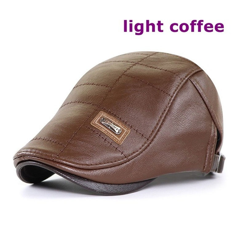 🧢🔥 Boina de cuero genuino con estilo vintage – Calidad premium y diseño atemporal ✨