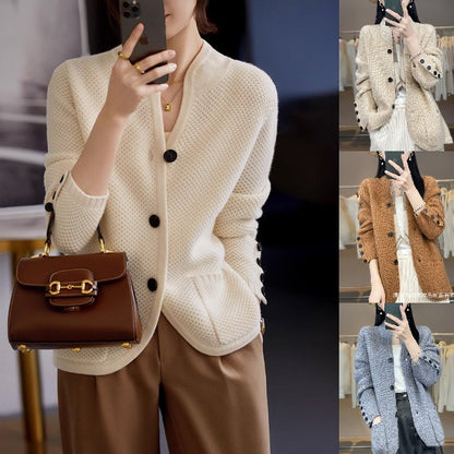 🍂Nový podzimní a zimní zesílený dámský svetr, módní a stylové topy pro ženy