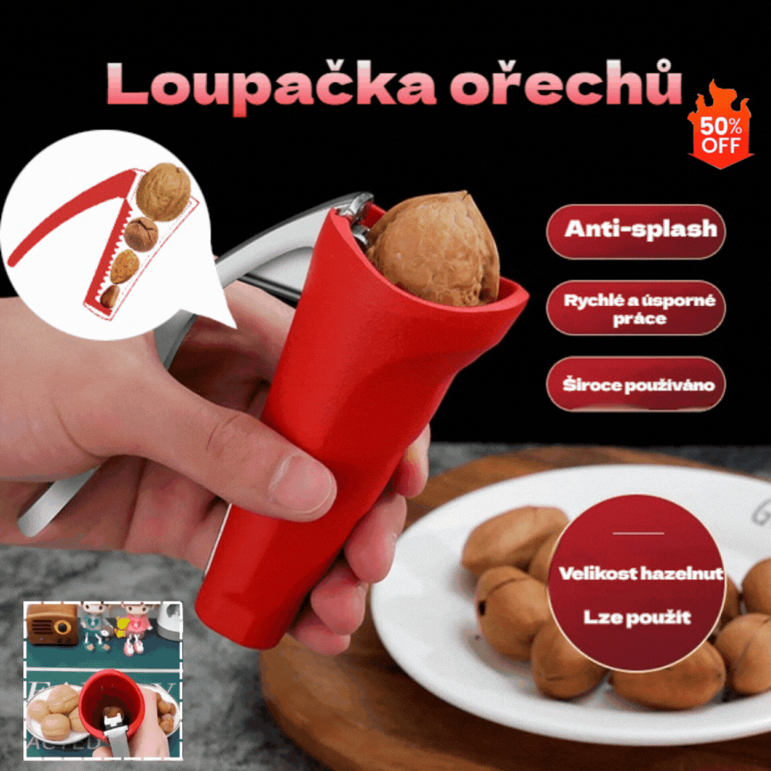 🌰【Vánoční speciální nabídka】Multifunkční loupačka ořechů