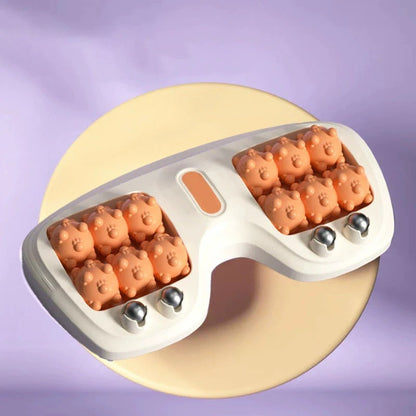 🔥Nový produkt💜Přenosný masážní přístroj na nohy s dvojitým válečkem💜-4133237