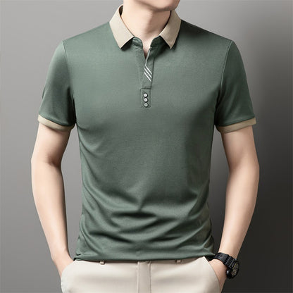 💝😍 Nová pánská polokošile s krátkým rukávem a prodyšnou klopou pro rok 2026