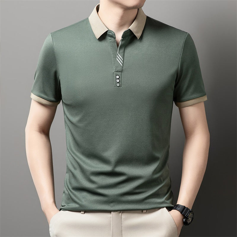 💝😍 Nová pánská polokošile s krátkým rukávem a prodyšnou klopou pro rok 2026