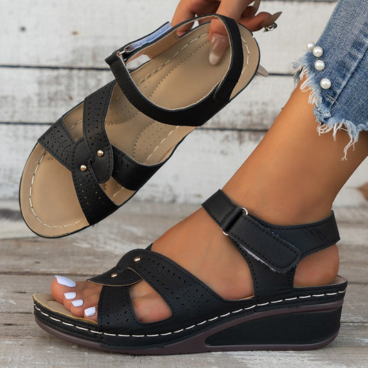 🔥【35-43】Nuevo estilo veraniego, sandalias de cuña con plataforma, suaves, cómodas y que no cansan los pies.