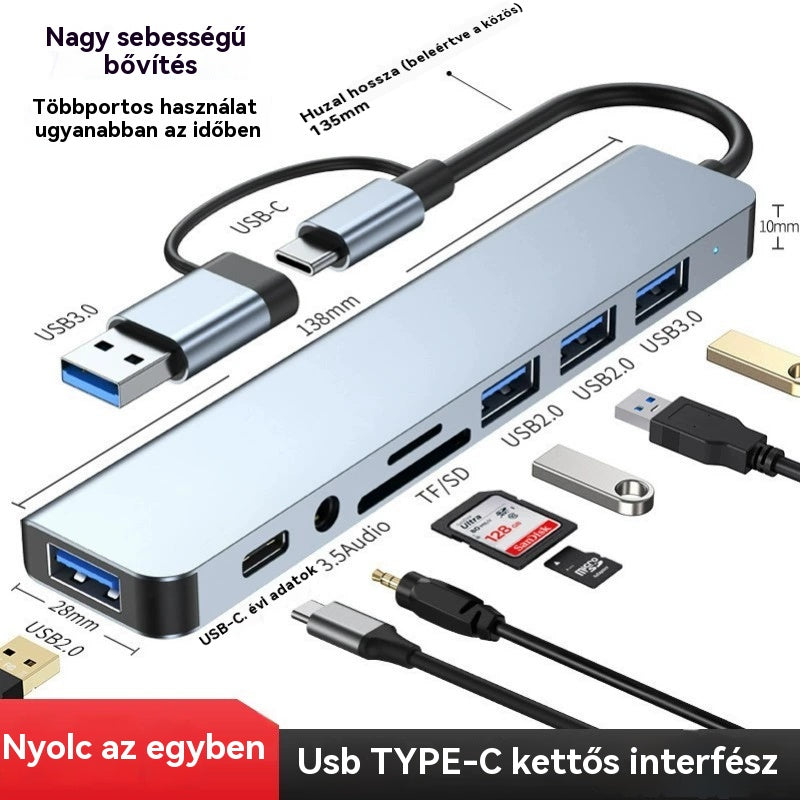 【Nagyszerű ajánlatok】 8 az 1-ben több interfészes laptopszerver - 4207922