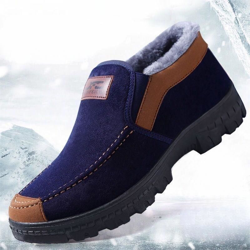 【39-44】2025-ös téli legkelendőbb puha talpú alkalmi férfi pamutcipő-4160741