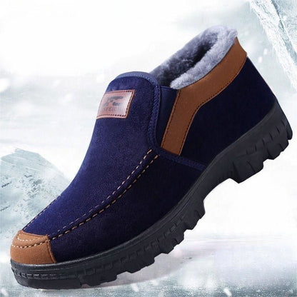 【39-44】2025 Zimowe najlepiej sprzedające się, bawełniane, casualowe buty męskie z miękką podeszwą-4164252