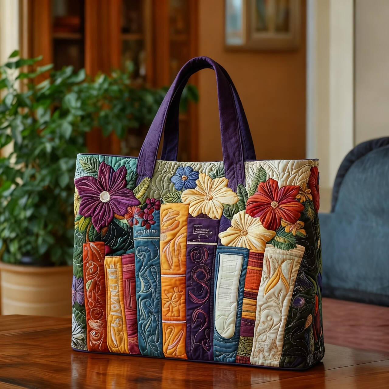 🔥👜Bolsa de mano con diseño floral personalizado