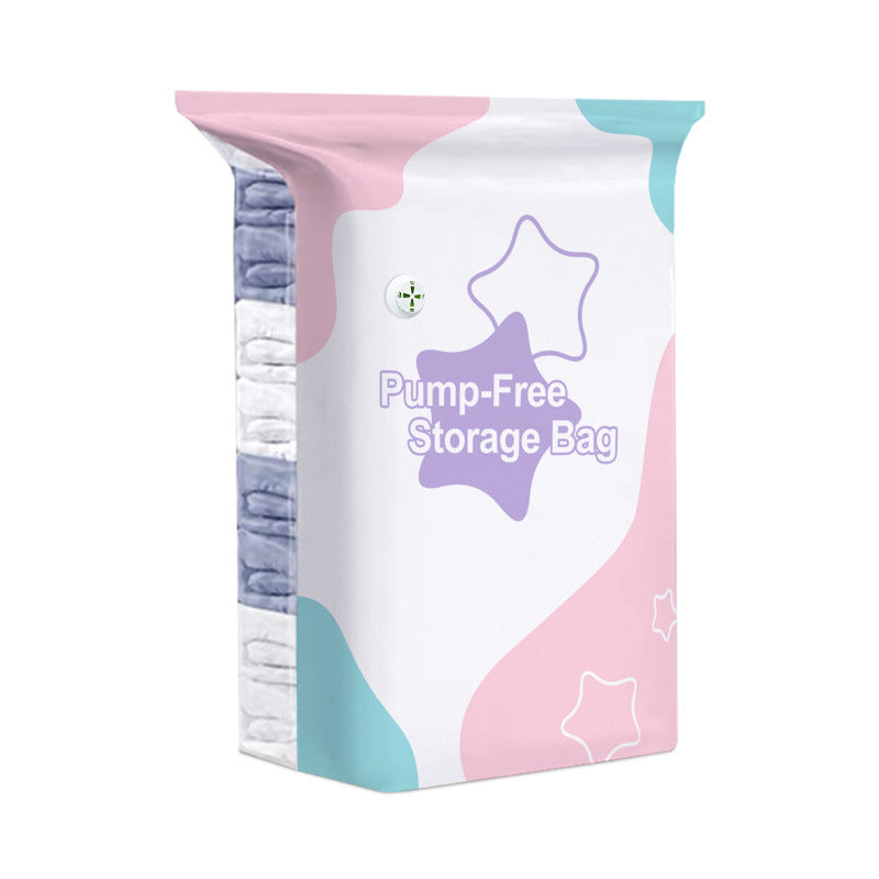 🧳【Juego de 5 piezas】💨 Bolsa de almacenamiento al vacío grande y compresible: no requiere bomba, es a prueba de fugas e ideal para ahorrar espacio en maletas y en casa ✈️