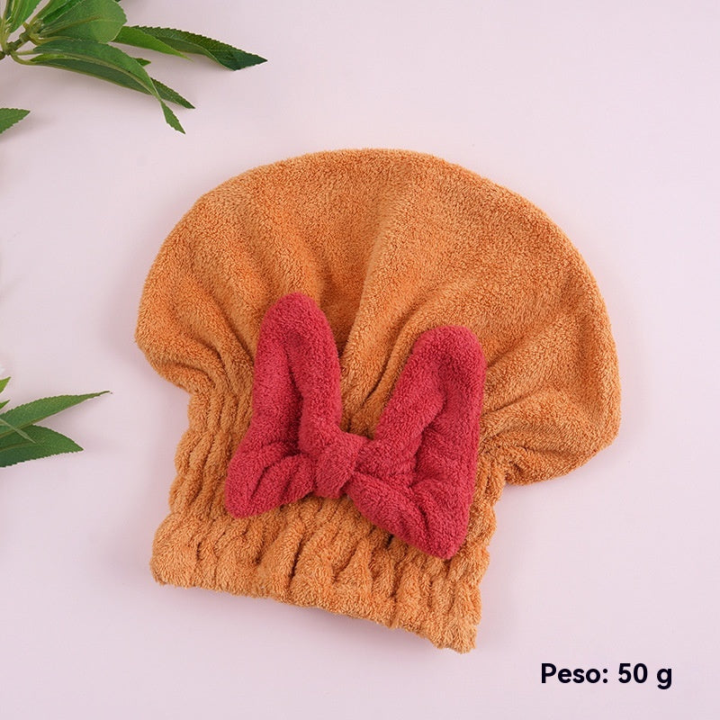 🔥🎀🛀Gorro de ducha a prueba de golpes, de secado rápido y con champú súper absorbente😍