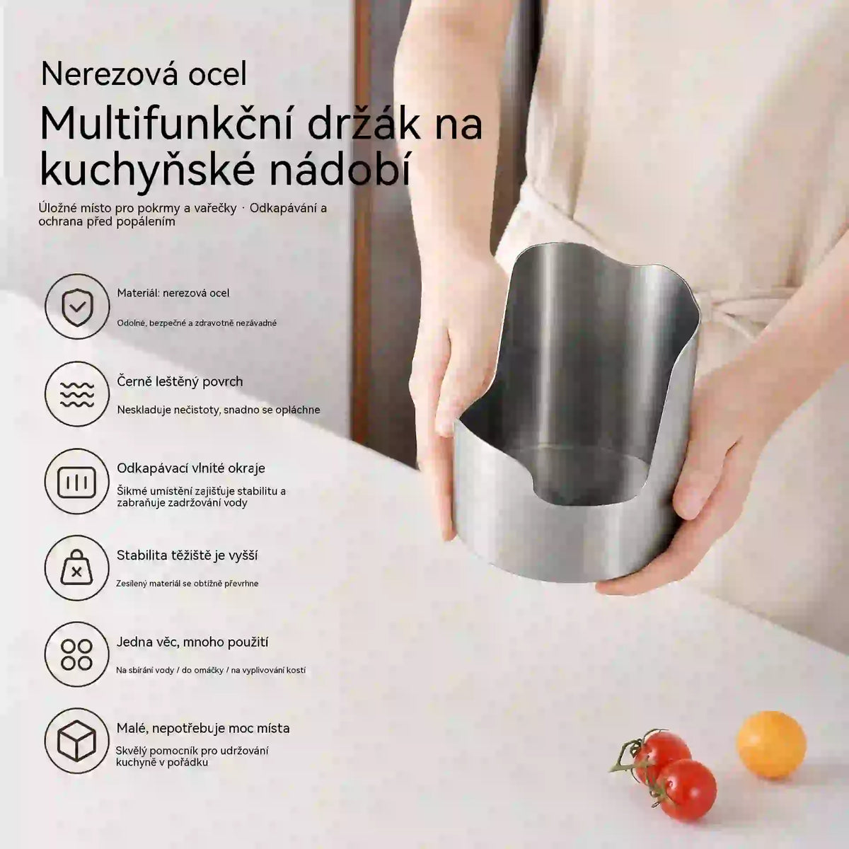 🔥 【Kupte jeden, druhý dostanete zdarma】🥄 Multifunkční organizér na kuchyňské náčiní: mějte vše uspořádané a snadno po ruce ✨🏠